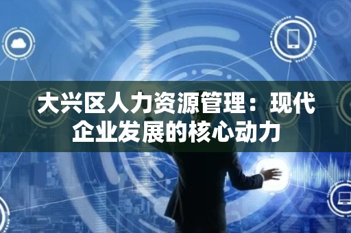 大兴区人力资源管理：现代企业发展的核心动力