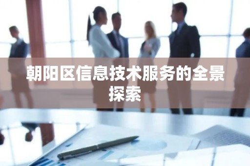 朝阳区信息技术服务的全景探索