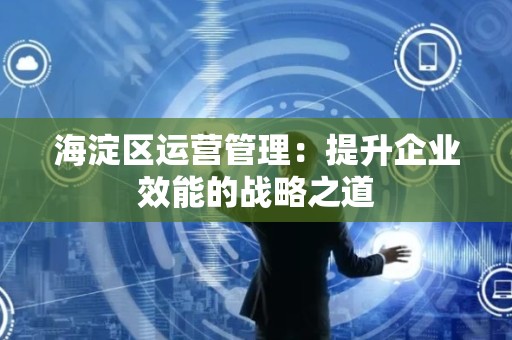 海淀区运营管理：提升企业效能的战略之道