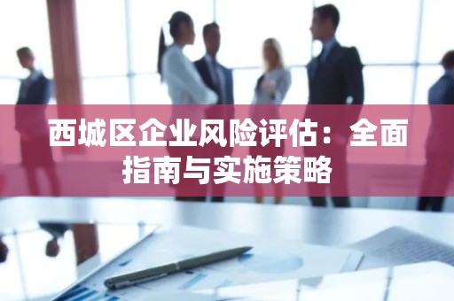 西城区企业风险评估：全面指南与实施策略
