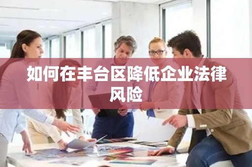 如何在丰台区降低企业法律风险