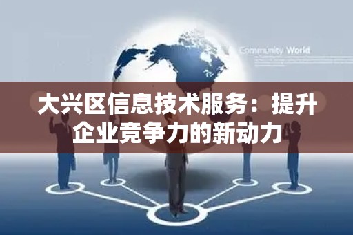 大兴区信息技术服务：提升企业竞争力的新动力