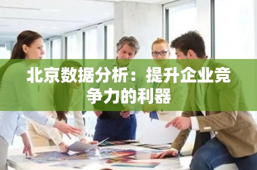北京数据分析：提升企业竞争力的利器