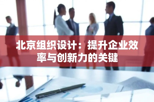 北京组织设计：提升企业效率与创新力的关键