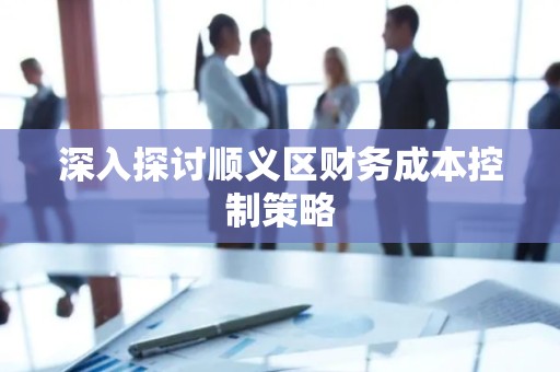 深入探讨顺义区财务成本控制策略