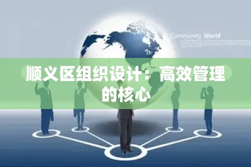 顺义区组织设计：高效管理的核心