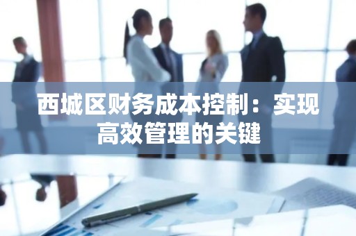西城区财务成本控制：实现高效管理的关键