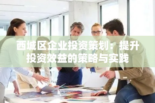 西城区企业投资策划：提升投资效益的策略与实践