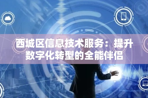 西城区信息技术服务：提升数字化转型的全能伴侣