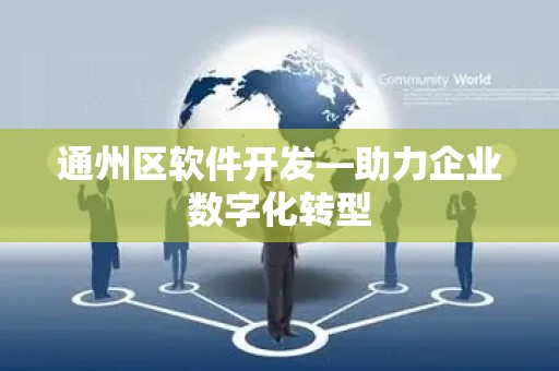 通州区软件开发—助力企业数字化转型