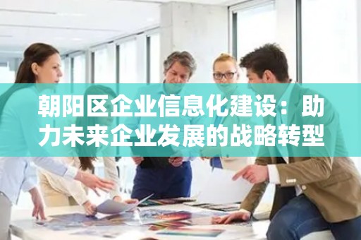 朝阳区企业信息化建设：助力未来企业发展的战略转型