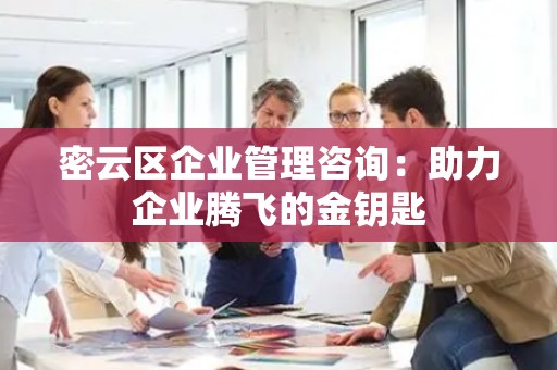 密云区企业管理咨询：助力企业腾飞的金钥匙