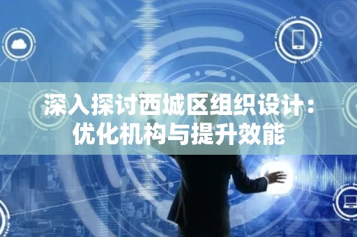 深入探讨西城区组织设计：优化机构与提升效能
