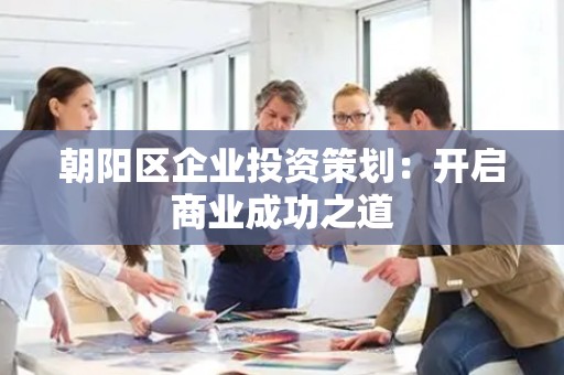 朝阳区企业投资策划：开启商业成功之道