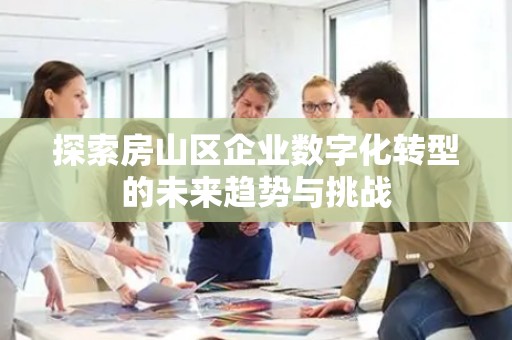探索房山区企业数字化转型的未来趋势与挑战