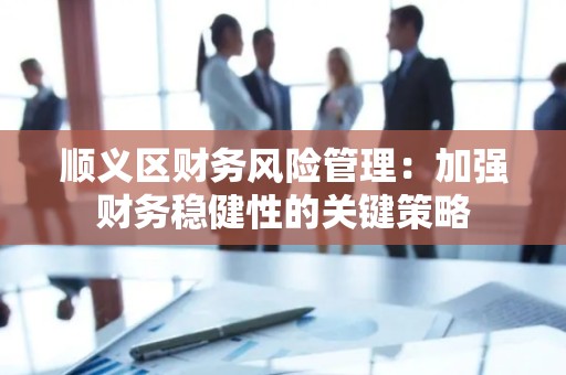 顺义区财务风险管理：加强财务稳健性的关键策略